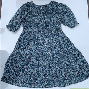 Layered Floral Dress